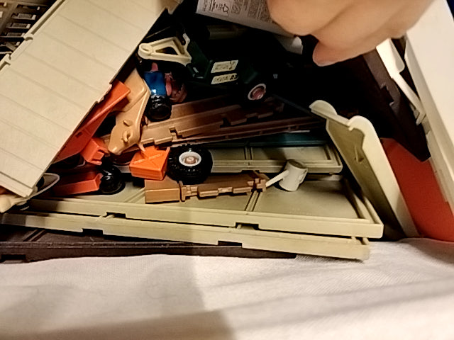 Kæmpekasse med Playmobil. Vintage